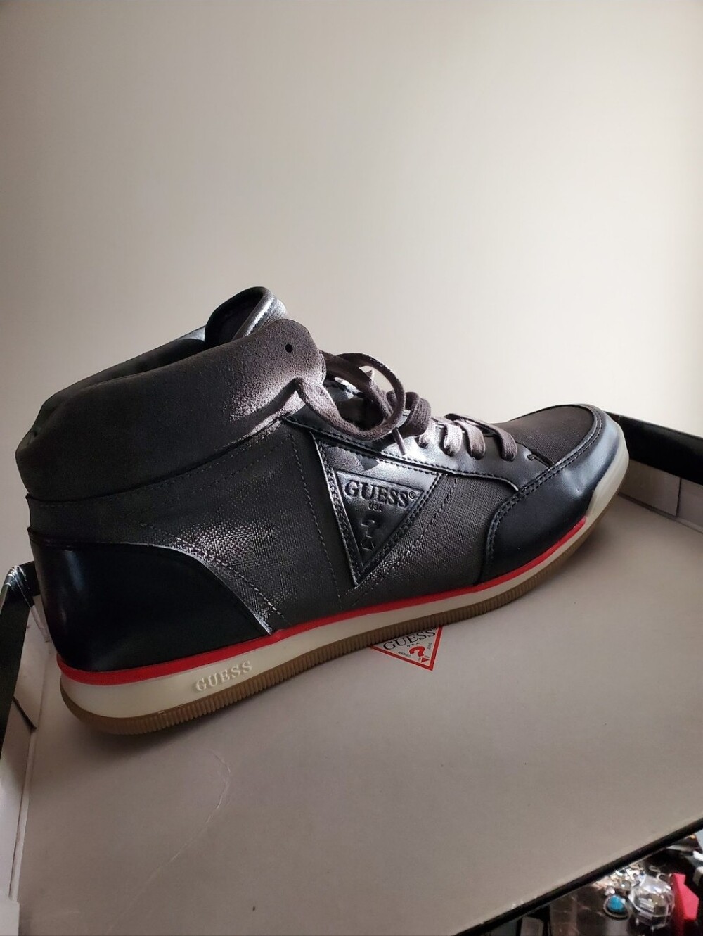 Men's GUESS Elias High-Top Sneakers (Sz 11.5 Mens) NIB